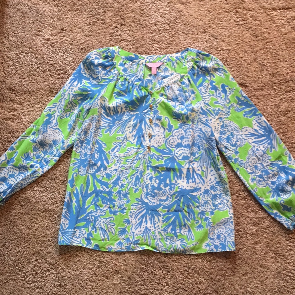 Cute Lilly Pulitzer silk blouse